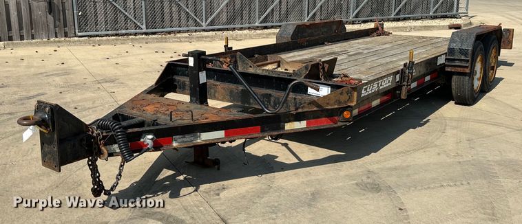 2018 Lucon  7T192THDBW tilt deck equipment trailer - DV5923