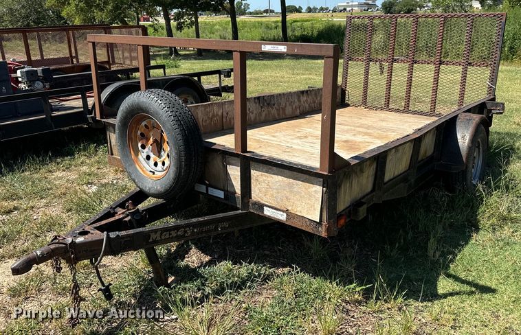2007 Maxey utility trailer - NQ9739
