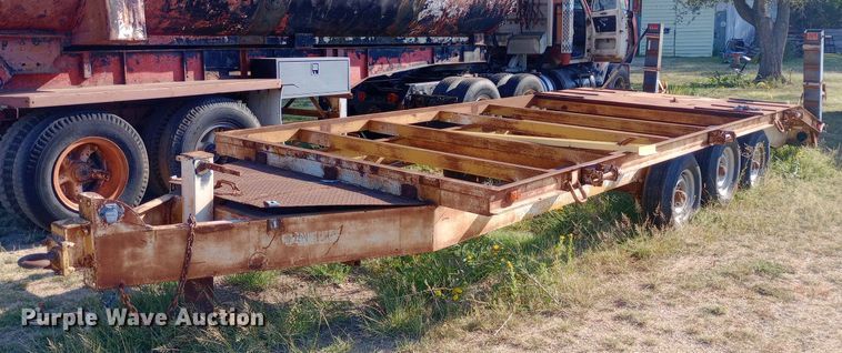 1977 Shop built equipment trailer - NY9524