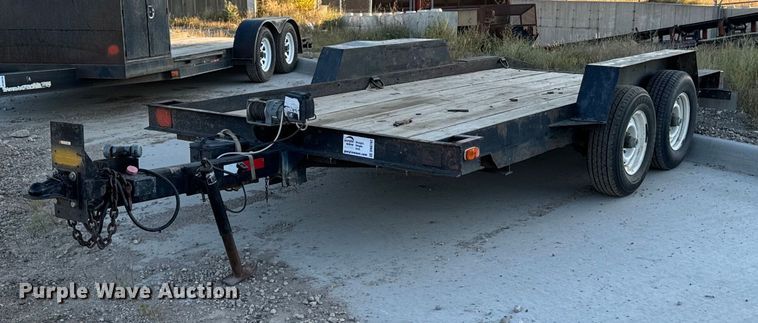 1991 Owens tilt deck utility trailer - DN0762