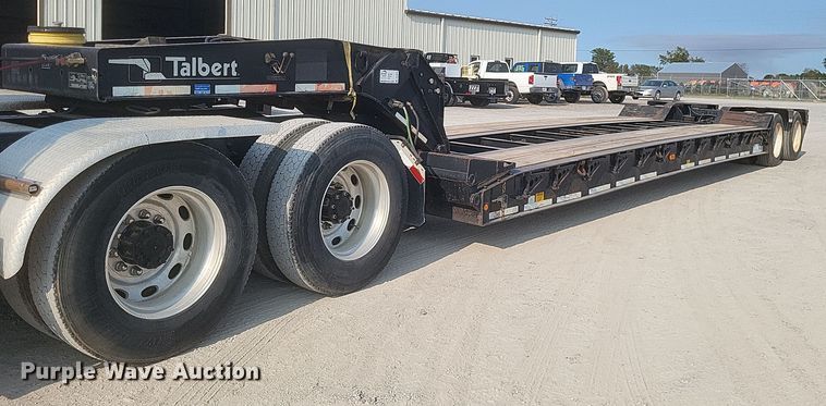 1999 Talbert TDW-35S-HRG-1-T1 lowboy equipment trailer - DQ3643