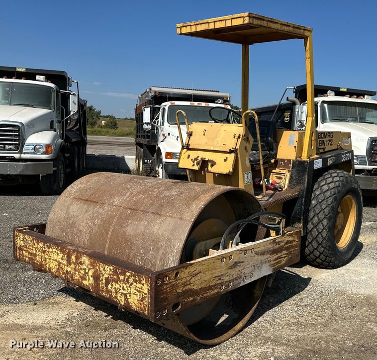 1992 Bomag BW172 single drum vibratory roller - DR2663