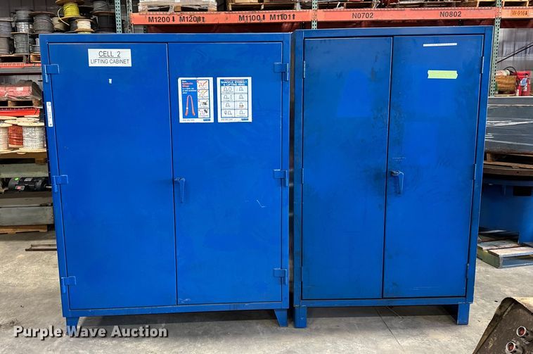 (2) storage cabinets  - EG6738