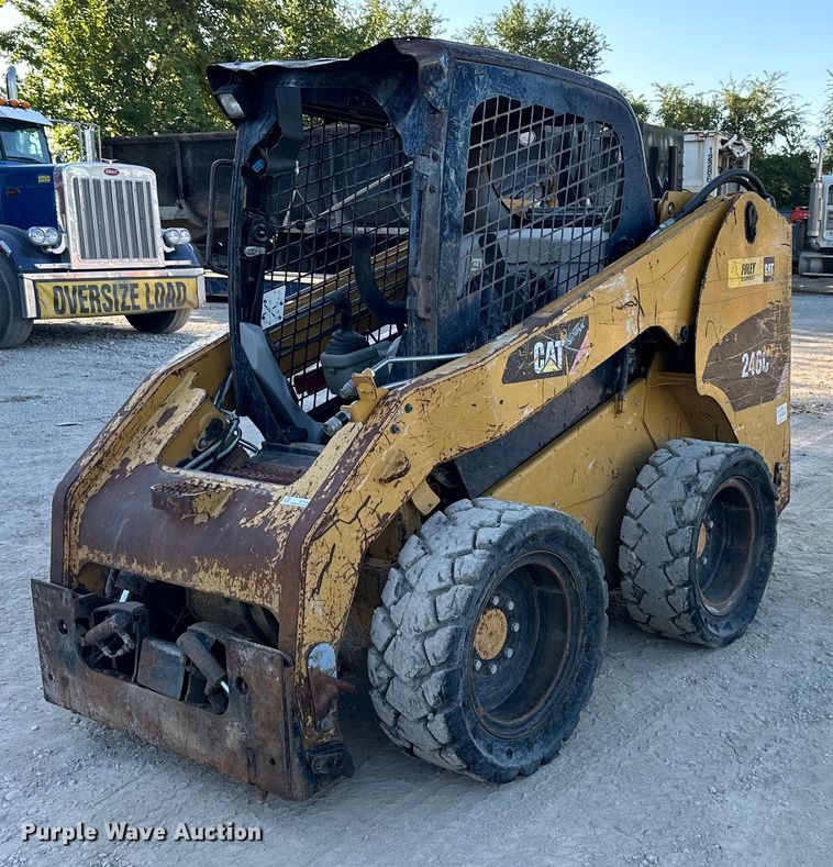 Caterpillar 246 Skid Steer Loader For Sale | Purple Wave Auction
