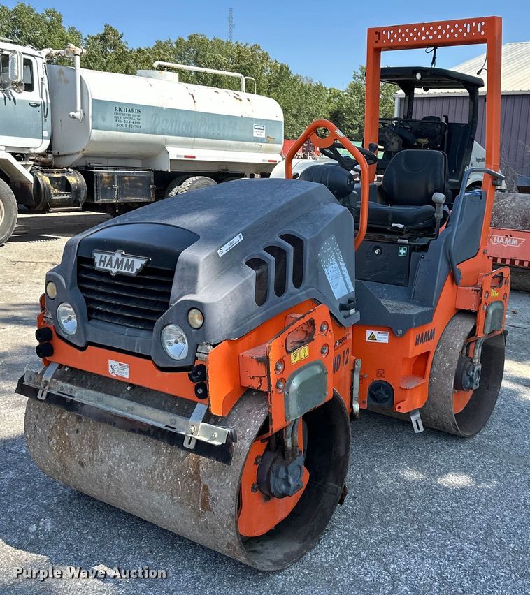 2011 Hamm HD12 double drum vibratory roller - EJ7255