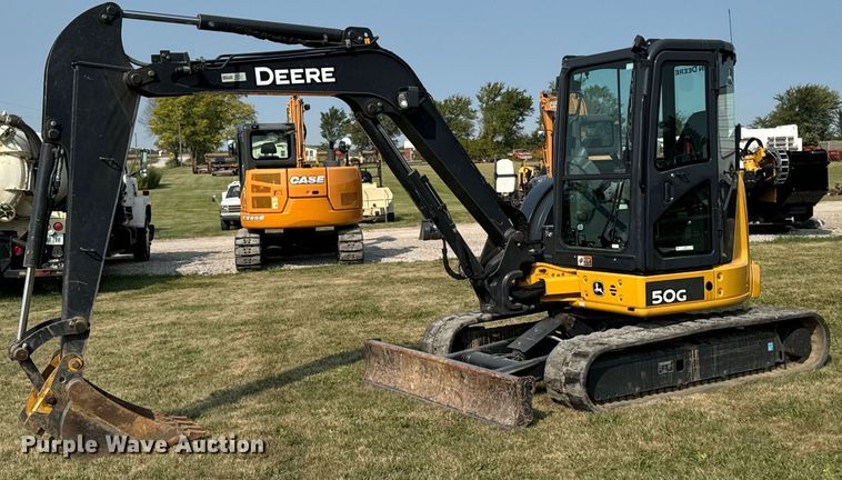 2016 John Deere 50G mini excavator - LC9062