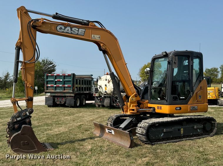 Case CX80 Mini Excavator For Sale | Purple Wave Auction