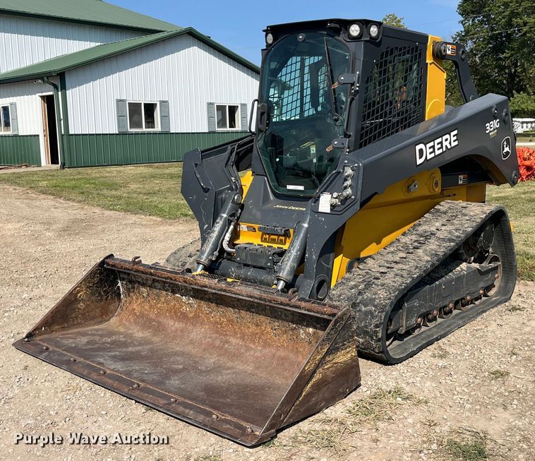 2019 John Deere 331G tracked skid steer loader - LC9143