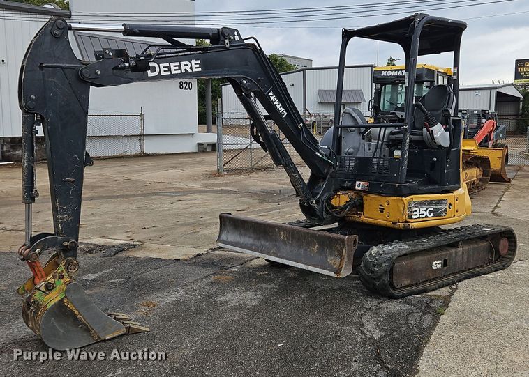 2018 John Deere 35G mini excavator - OJ9856