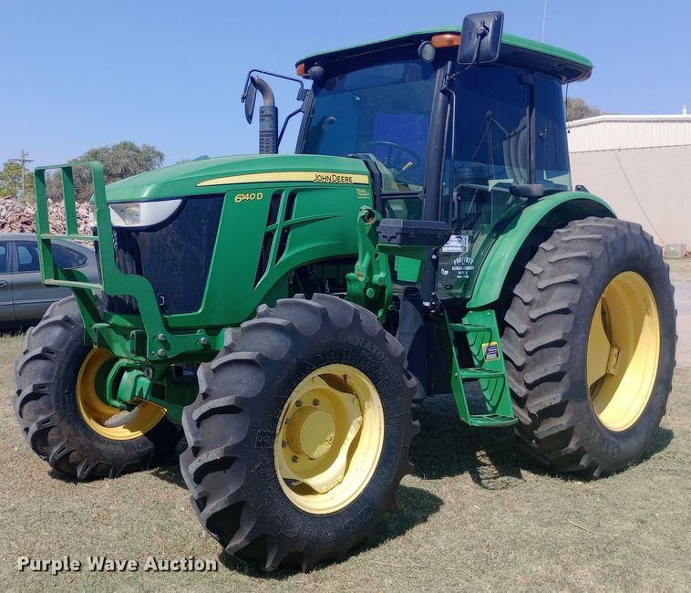 2014 John Deere 6140D MFWD tractor - DH1351