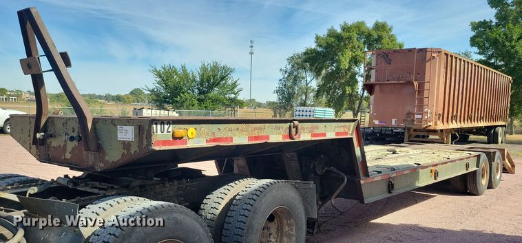 1976 Rogers T35L16-58-15 drop deck trailer - DN3577