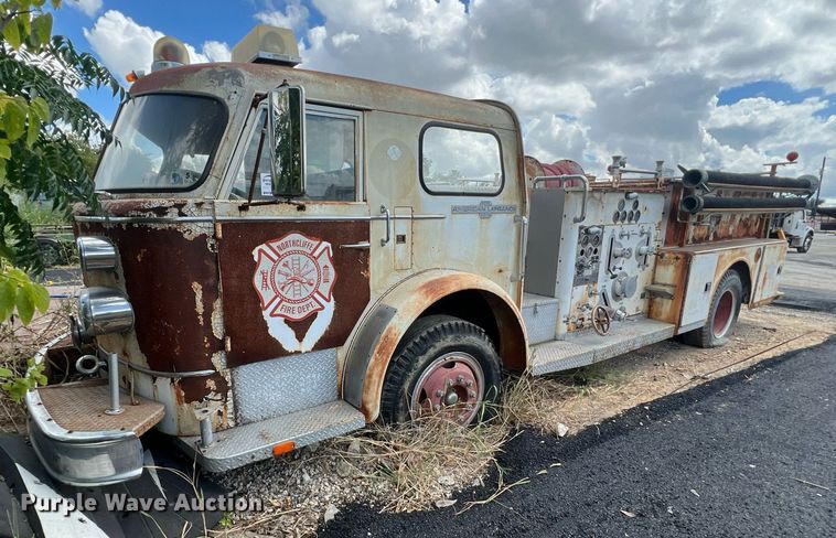 1970 American LaFrance  pumper fire truck - DS3124