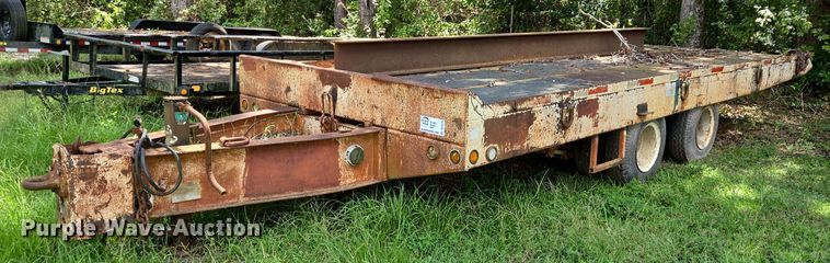 1985 Eagle tilt deck equipment trailer - DT5275