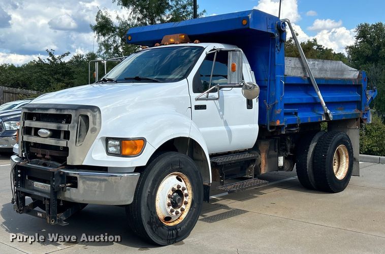 2007 Ford F750 Super Duty XL dump truck - EK3419