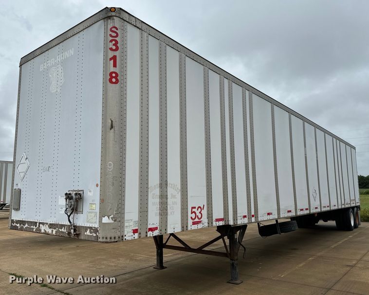 1999 Wabash dry van trailer - MU9818