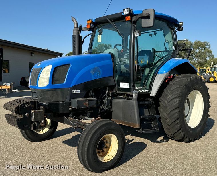 New Holland T6020 Tractor For Sale | Purple Wave Auction