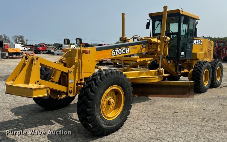 2004 John Deere 670CH motor grader - EE7628
