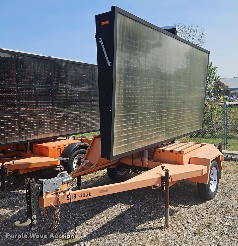 2008 Ver-Mac PCMS1210 message board trailer - EI8337