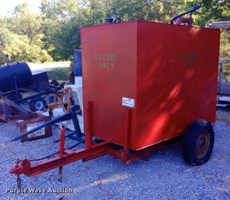 Shop built fuel trailer - DH1474