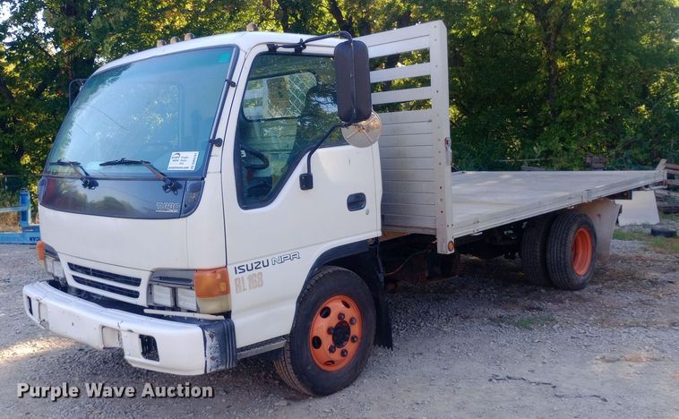1996 Isuzu  NPR flatbed truck - DW0767