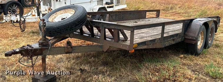 Shop built utility trailer - DX1338