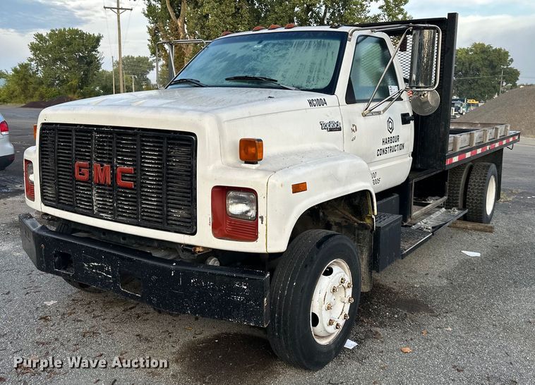 1995 GMC Topkick flatbed truck - DR2702