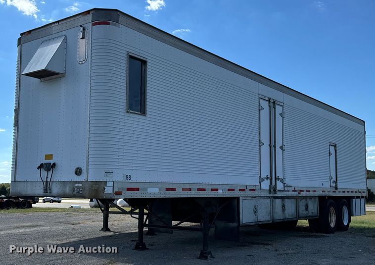 1984 Lufkin TFP-IP ST dry van trailer with transformer oil reclamation unit - DX1368