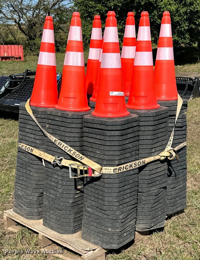 (250) traffic cones - DX1401