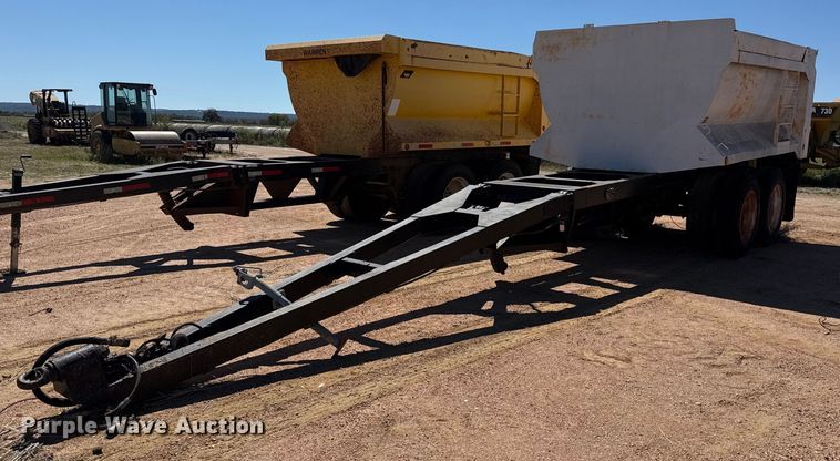 2002 SEI end dump pup trailer - EJ3079