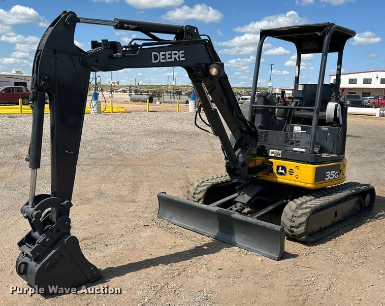 2014 John Deere 35G mini excavator - EJ8994