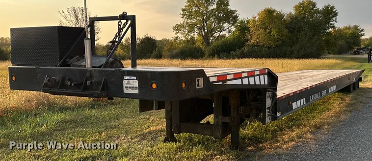 2007 Landoll 660B drop tilt deck equipment trailer - EN0041