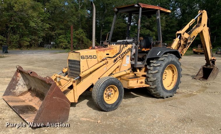 1993 Ford New Holland 655D backhoe - JT9745