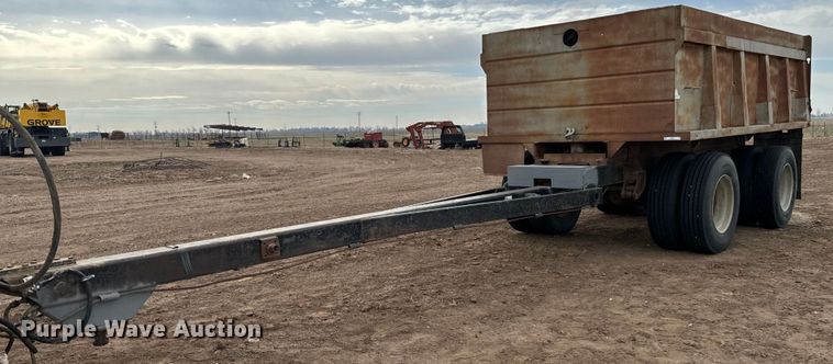 1989 Shop built end dump pup trailer - NH9131
