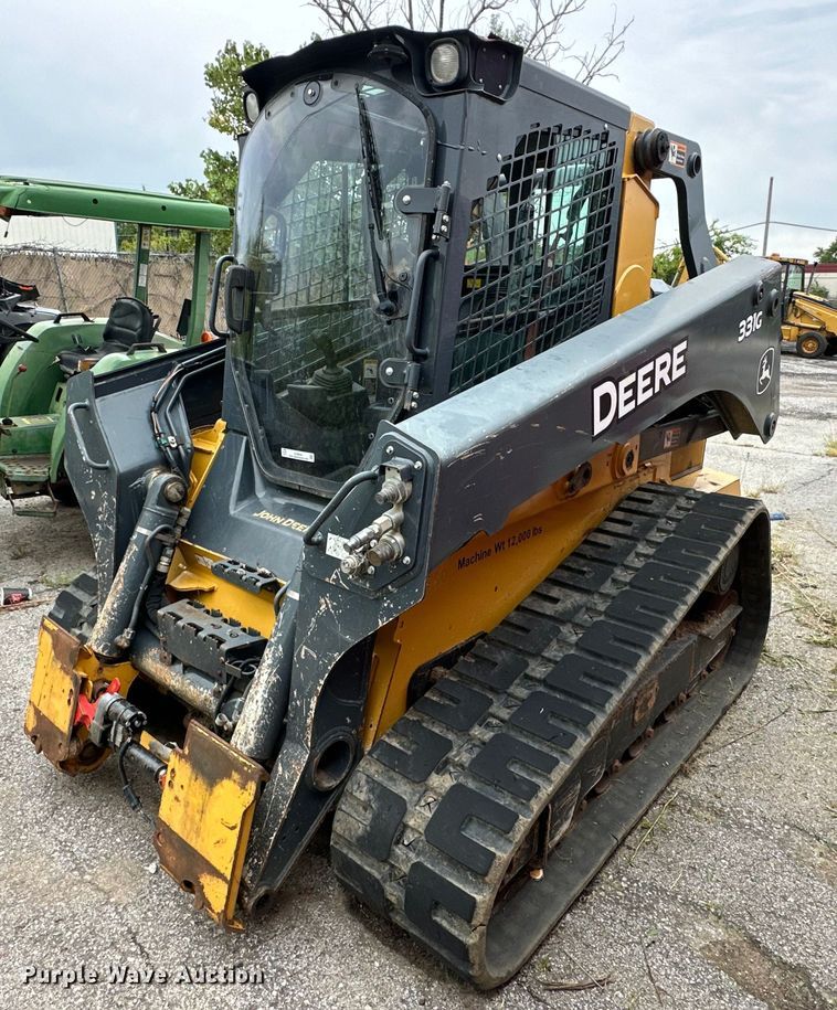 2017 John Deere 331G tracked skid steer loader - EJ4844