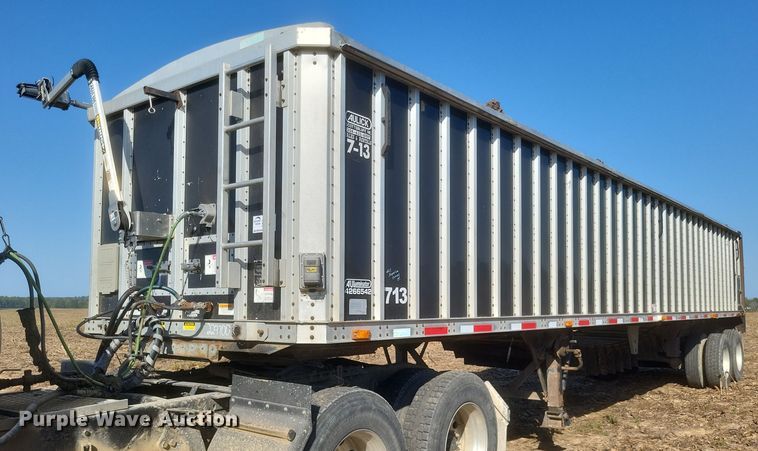 2007 Valley Farm Industries Aulick Aluminator live bottom trailer - DQ3721
