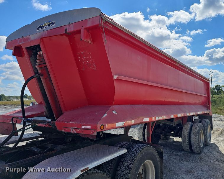 1989 Hilbilt end dump trailer - EK0839