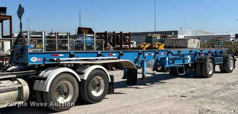 1997 Benlee TATBS48 container trailer - EK3535