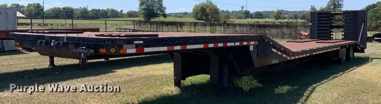 1981 Aztec drop deck equipment trailer - JT9730