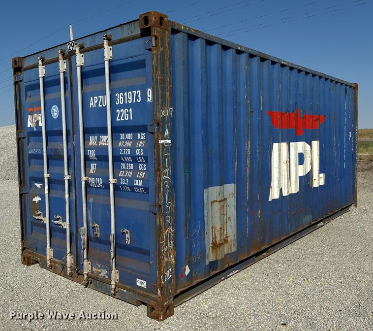 2007 CIMC CF20C-105A shipping container  - MS9801