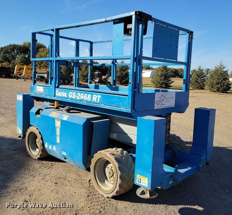 Genie GS-2668 Scissor or Vertical Lift Prices. How Much Does a