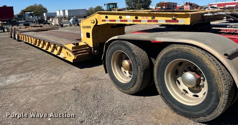 2000 Load King HDD 503 lowboy equipment trailer - DO7571