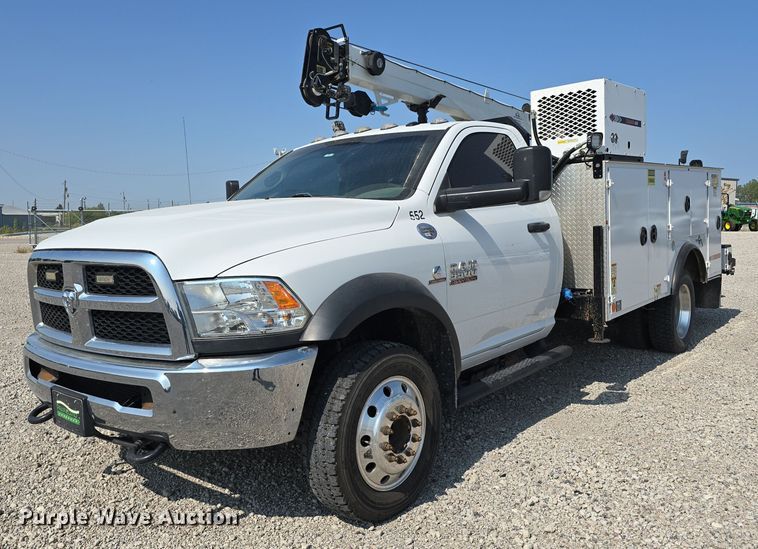 2018 Dodge Ram 5500HD utility / service truck - DS4834
