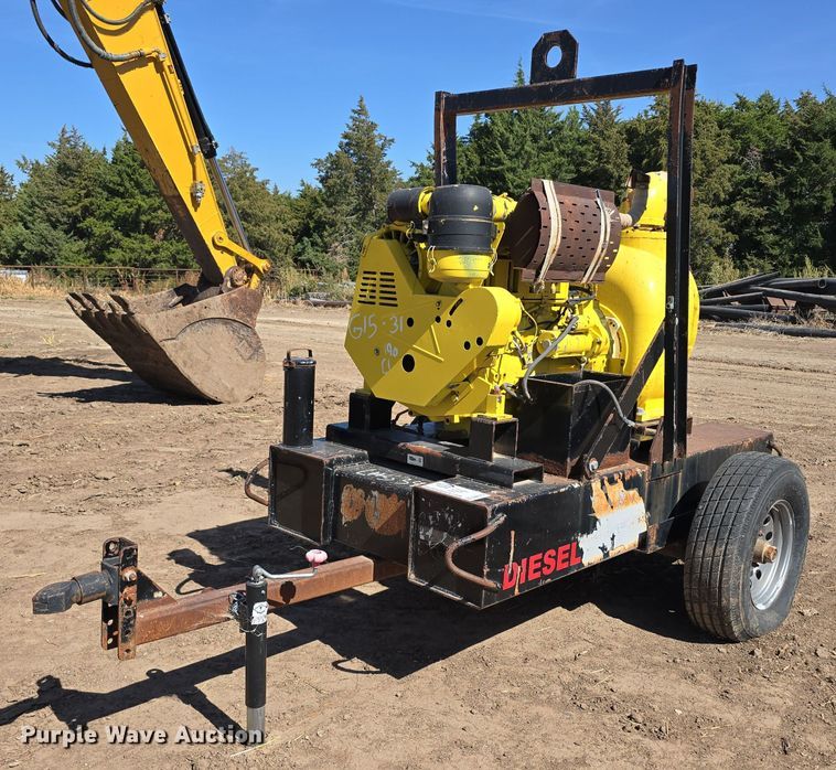 Gorman-Rupp BT6AD irrigation pump - DW3751