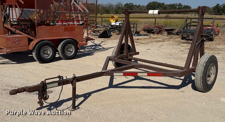 Shop built reel trailer - EJ3108