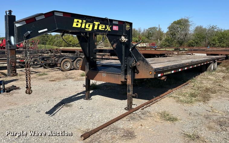 2013 Big Tex 25GN-40 equipment trailer - EJ4854