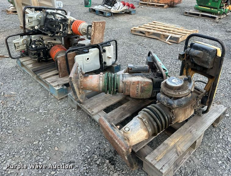 (5) plate compactors  - EJ4923