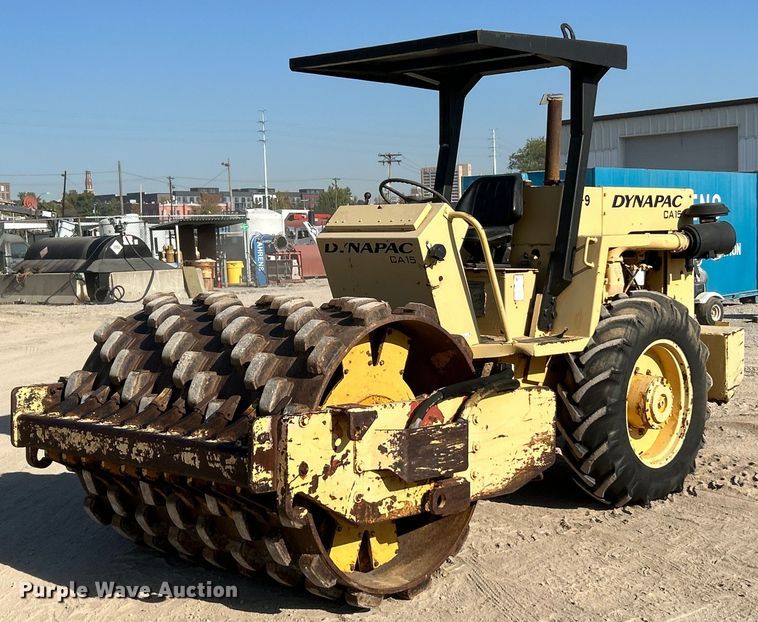 1985 Dynapac CA15 single drum vibratory roller - EK3532