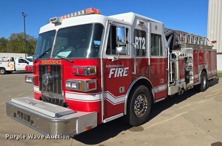 2009 Sutphen Mini Tower 75' 4 section  Quint fire truck - EE8630