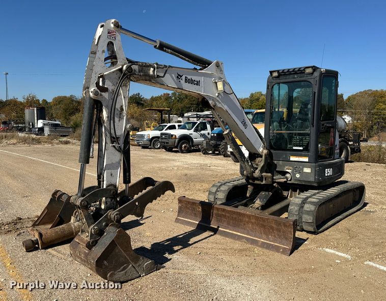 2013 Bobcat E50 mini excavator - EH7120