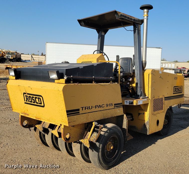 1999 Rosco Tru-Pac 915 pneumatic roller - JH9935